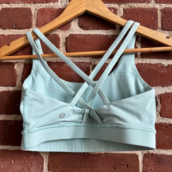 Lululemon Energy Bra Seafoam Blue - Picture 3 of 4